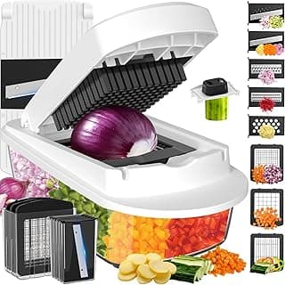 8 Blade All-in-1 Vegetable Chopper Mandoline Slicer